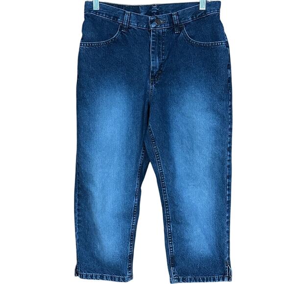 Vintage Riders by Lee High Rise Capri Jeans Women’s Size 8M Tapered USA Cotton - Picture 1 of 12